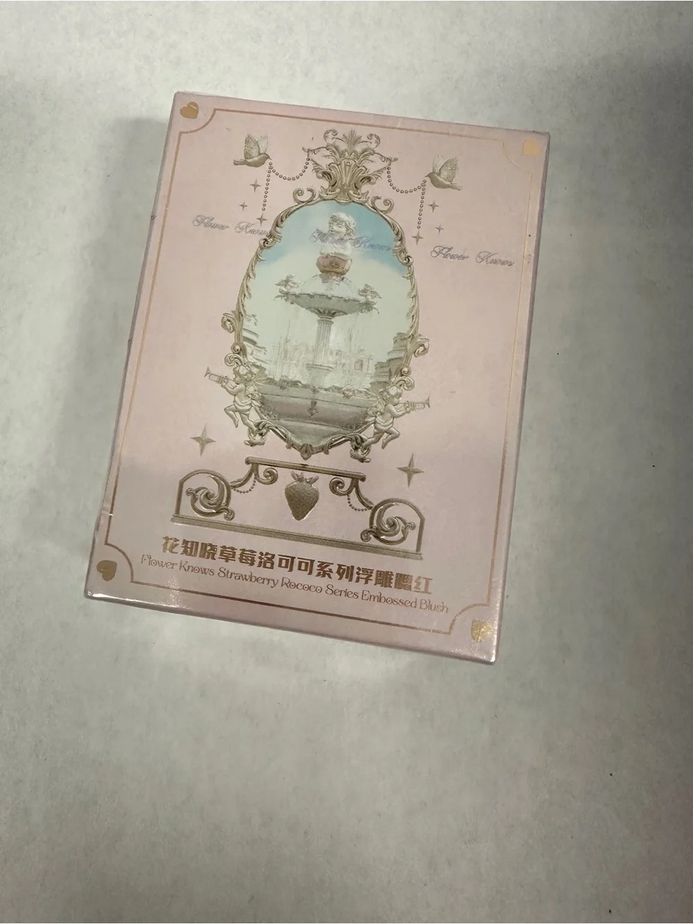 Flower Knows Strawberry Rococo Series Embossed Blush New 03 Classic Ballet